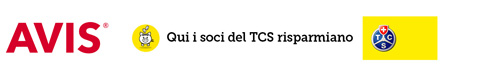 Vantaggi per i soci Club TCS per il noleggio auto con Avis autonoleggio