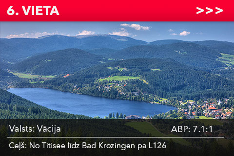 Vācija. No Titisee līdz Bad Krozingen pa L126