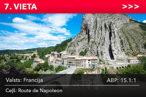 Francija. Route de Napoleon