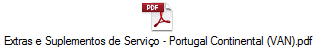 Extras e Suplementos de Servio - Portugal Continental (VAN).pdf