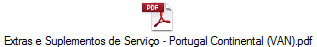 Extras e Suplementos de Serviço - Portugal Continental (VAN).pdf