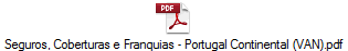 Seguros, Coberturas e Franquias - Portugal Continental (VAN).pdf