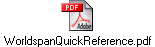 WorldspanQuickReference.pdf